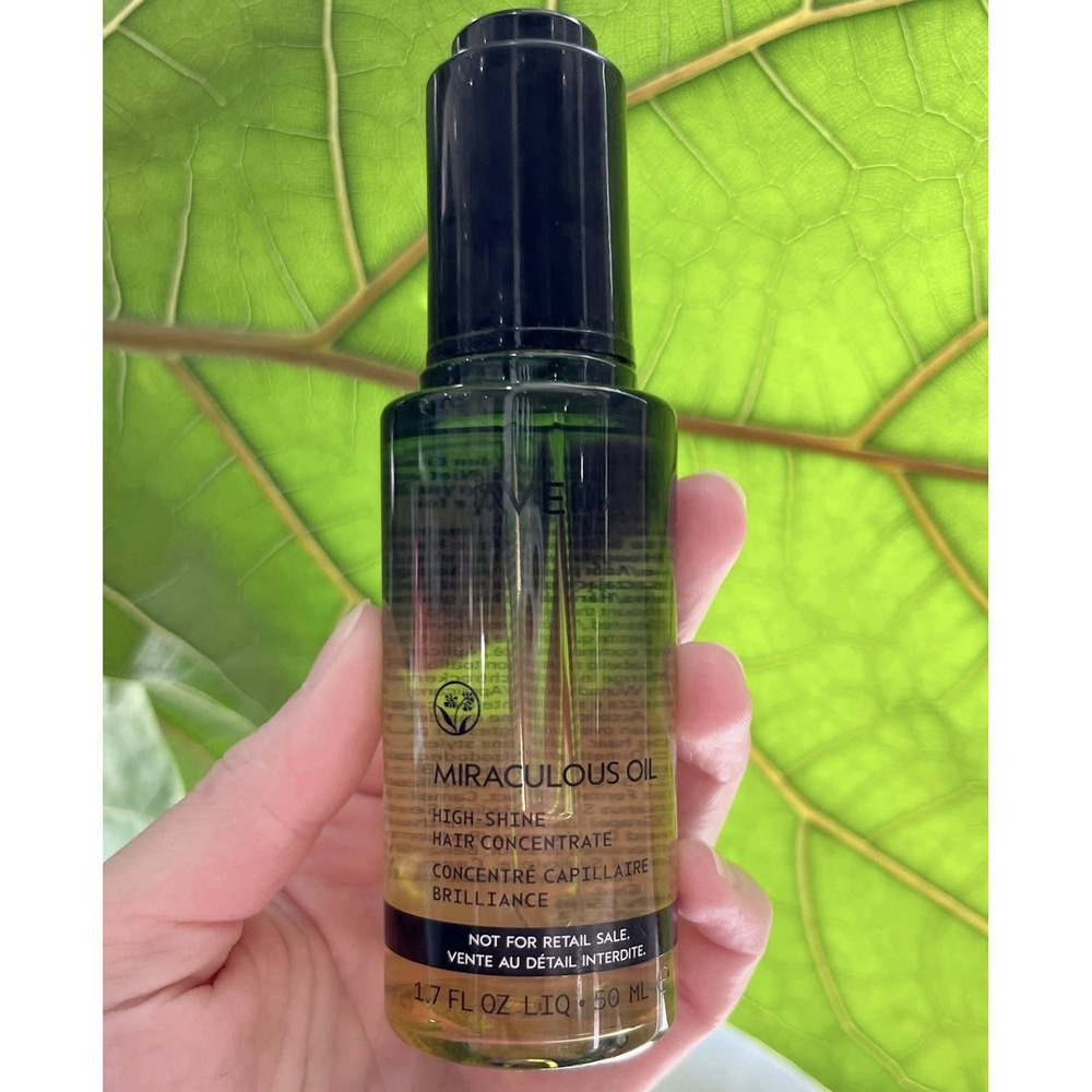 New! Aveda Miraculous Oil High Shine Hair Concentrate 2 Fl Oz 50 ML
